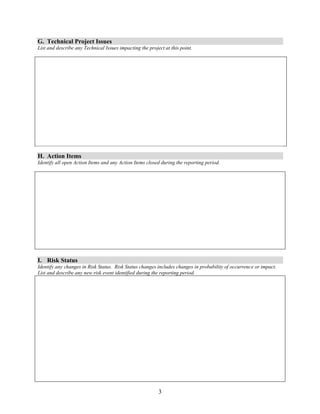Project status-report | DOC