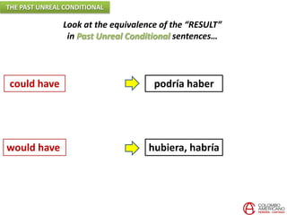 Project the past unreal conditional. | PPTX