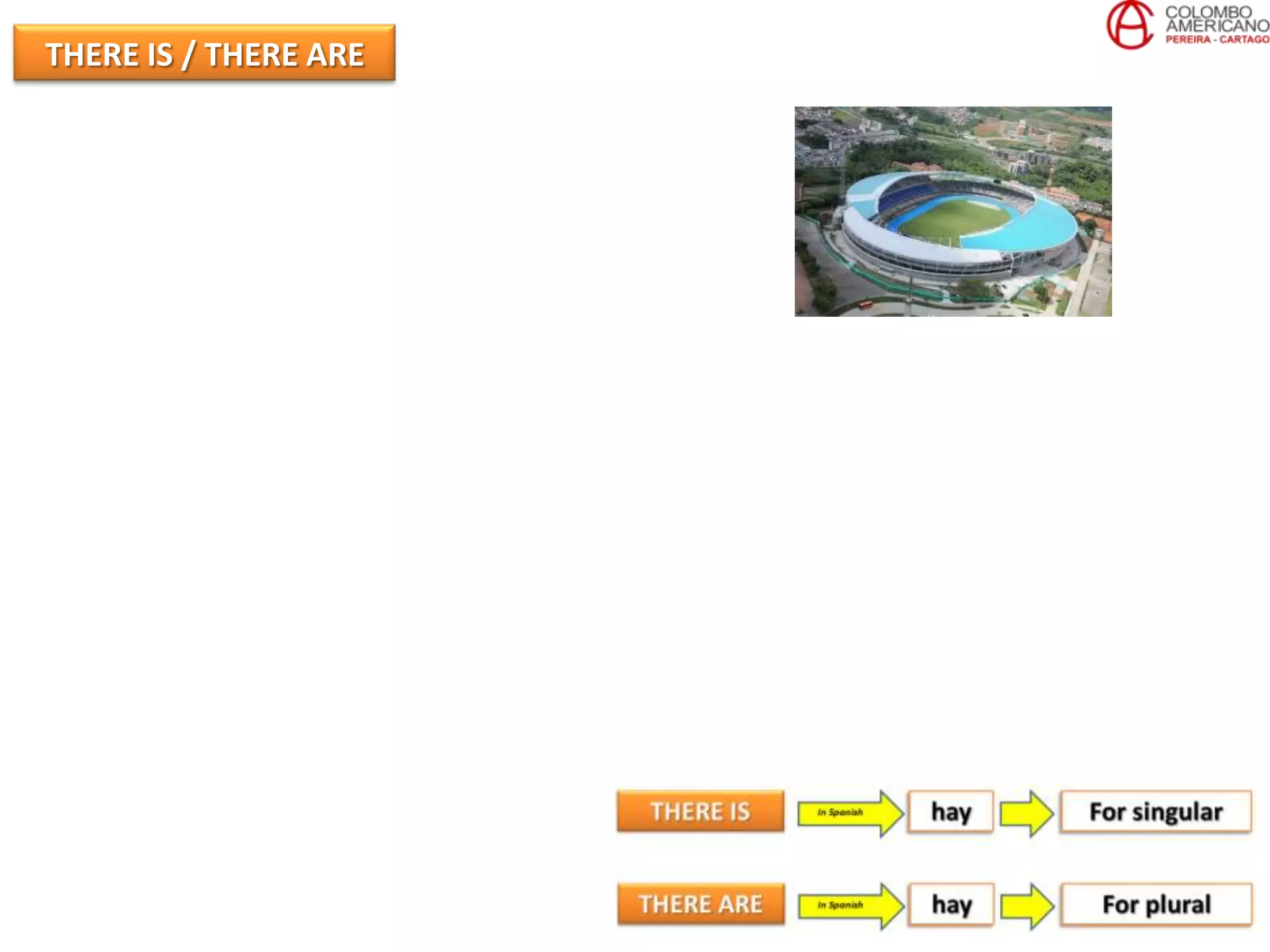 THERE IS / THERE ARE
 