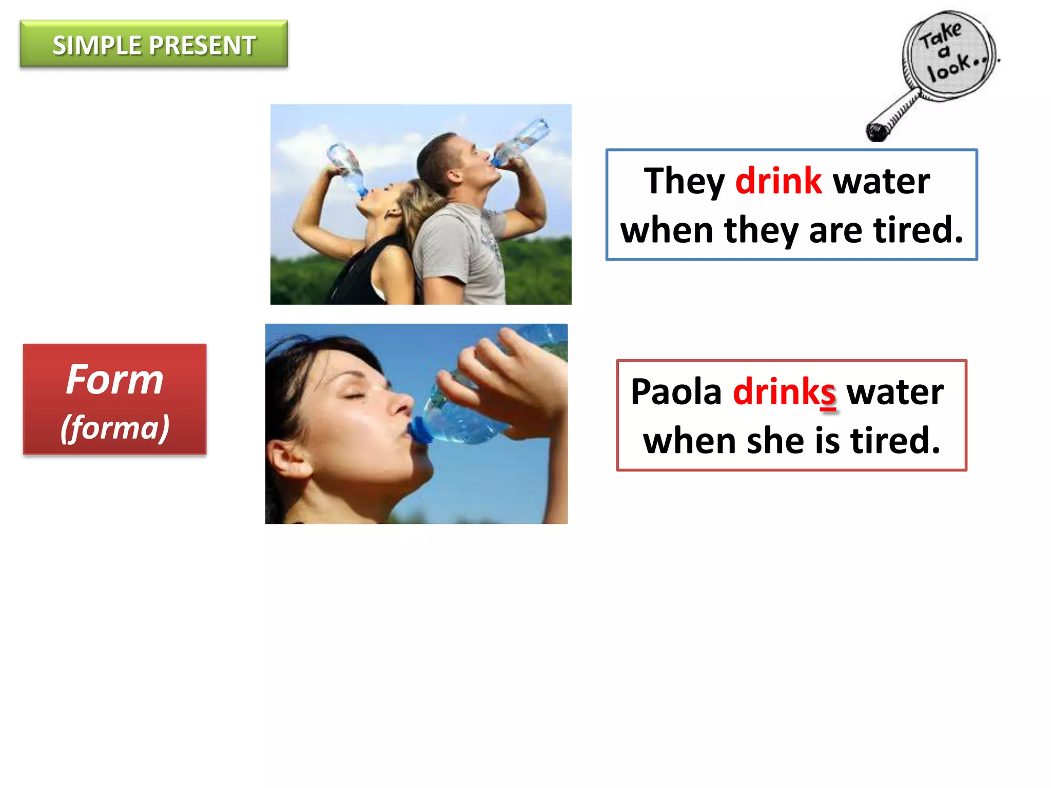 Course 3-Unit 7: The simple present tense-spelling rules with he, she ...