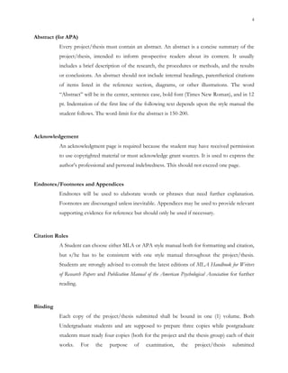 Project-Thesis-Guidelines | PDF