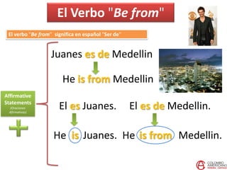 Course 1-Unit 2: Verb to be. questions with where from. | PPTX