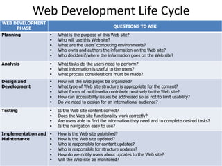 Web Development Life Cycle