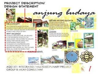 Project description/
Design statement
 