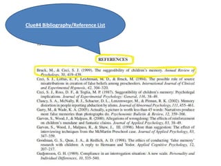 Clue#4 Bibliography/Reference List