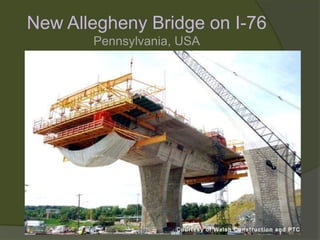 New Allegheny Bridge on I-76Pennsylvania, USA