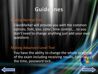 ClassMarker | PPT