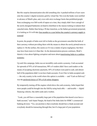 Initiative towards cashless economy in india | PDF
