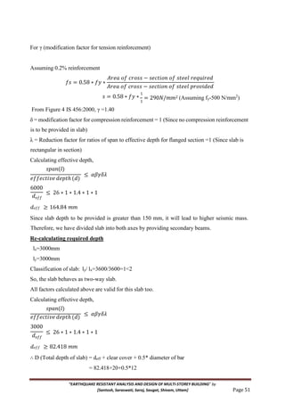PROJECT 1-ANALYSIS AND DESIGN OF MULTI STORIED BUILDING PROJECT.docx