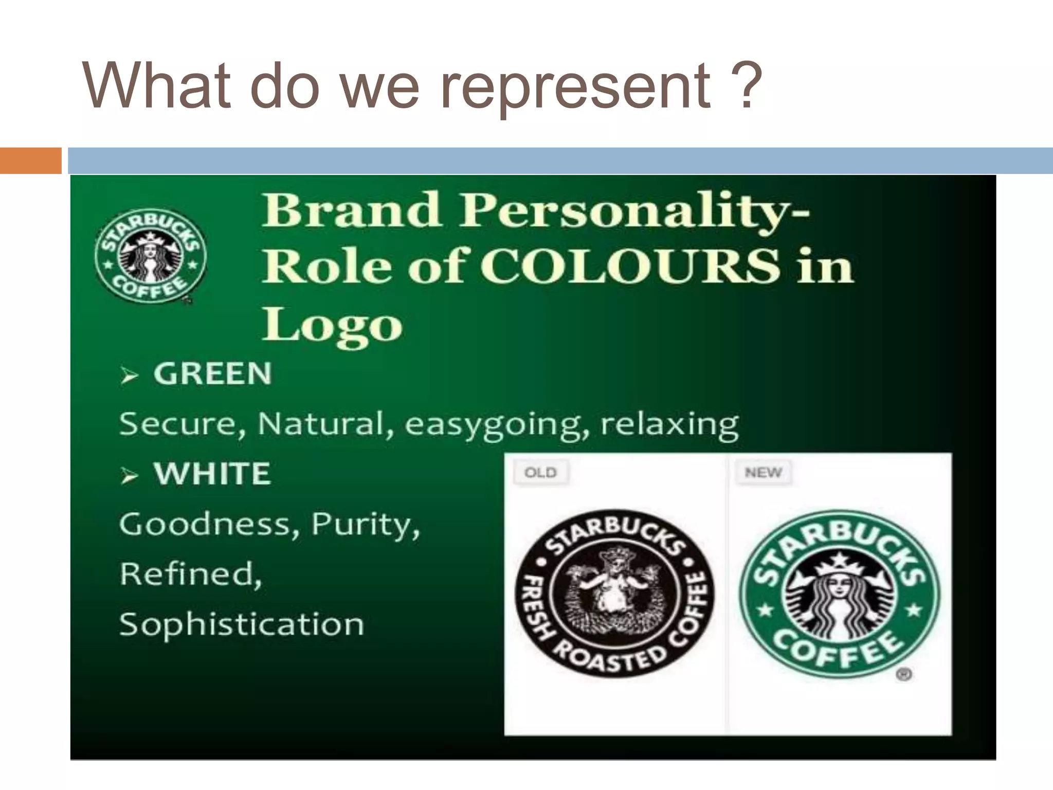 What do we represent ?
 