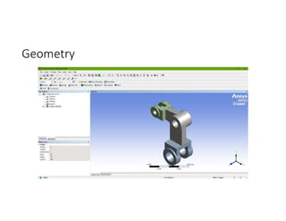 STRUCTURAL ANALYSIS OF A BRACKET USING ANSYS | PDF