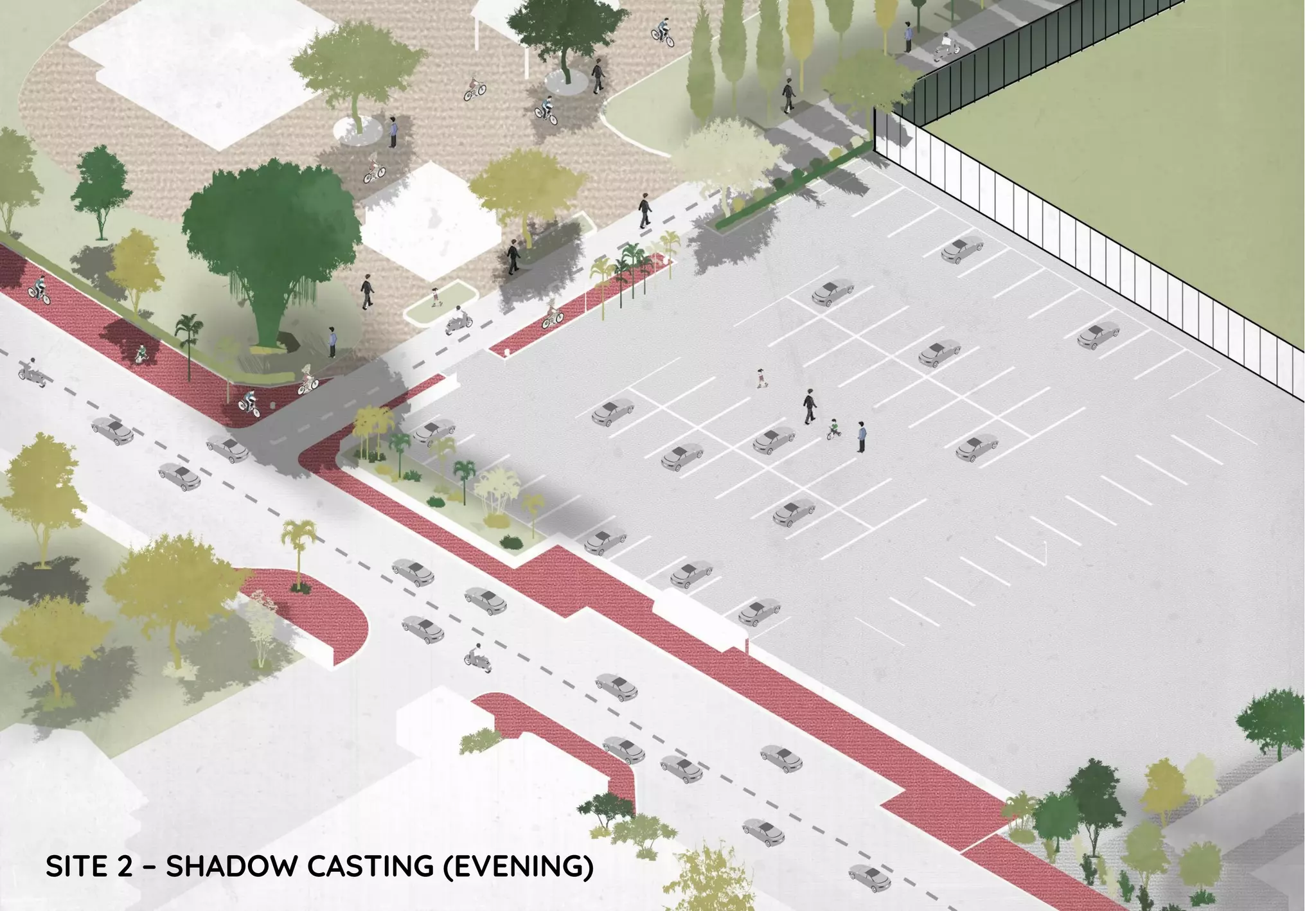 SITE 2 – SHADOW CASTING (EVENING)
 