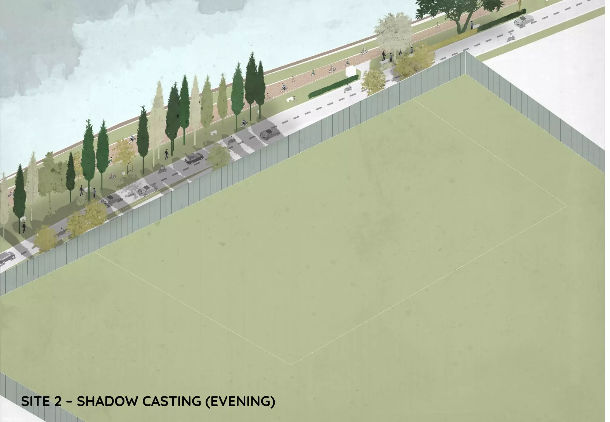 SITE 2 – SHADOW CASTING (EVENING)
 