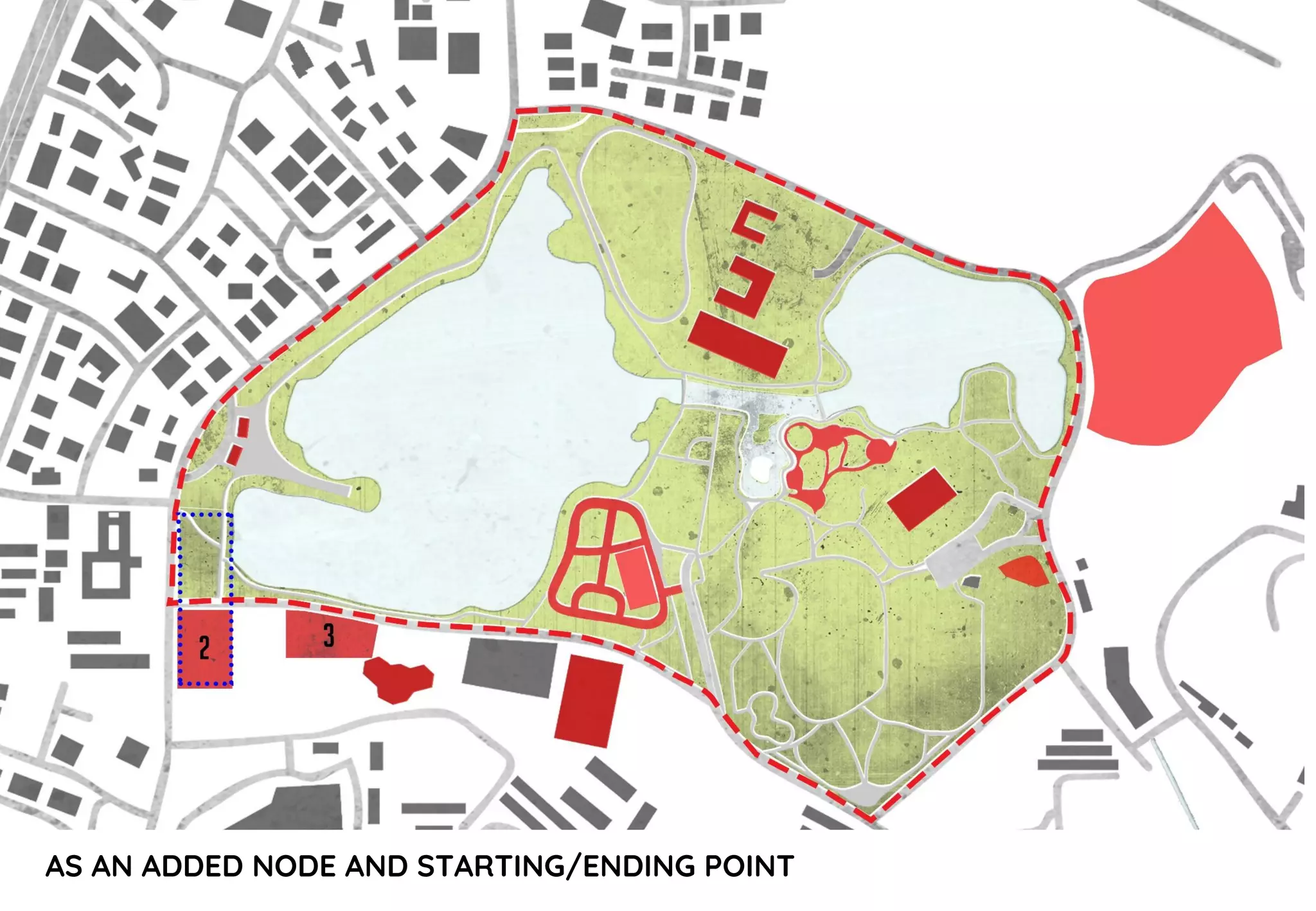 AS AN ADDED NODE AND STARTING/ENDING POINT
 