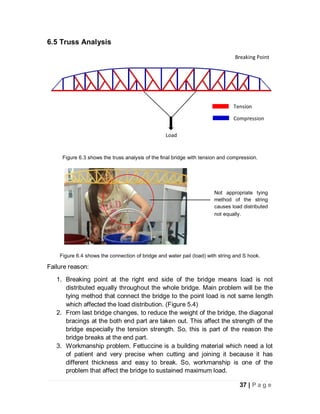 Project 1 fettucine truss bridge | PDF