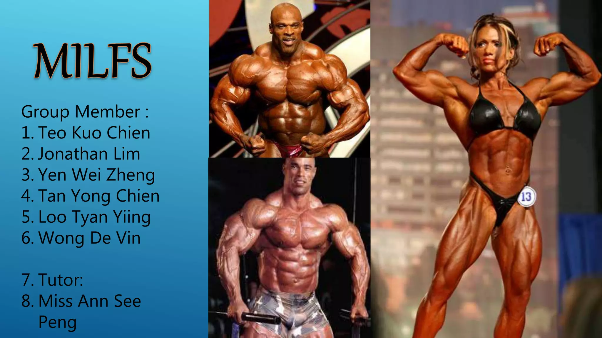 Group Member : 
1. Teo Kuo Chien 
2. Jonathan Lim 
3. Yen Wei Zheng 
4. Tan Yong Chien 
5. Loo Tyan Yiing 
6. Wong De Vin 
7. Tutor: 
8. Miss Ann See 
Peng 
 