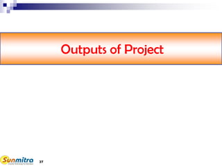 37
Outputs of Project
 
