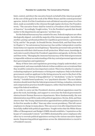 Project 2025 - Mandate for Leadership: The Conservative Promise | PDF