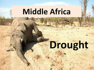Middle Africa
Drought
 
