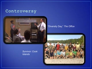 Diversity Day, The Office




Survivor: Cook
Islands
 