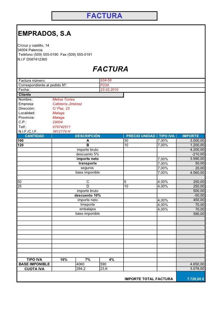 Factura.