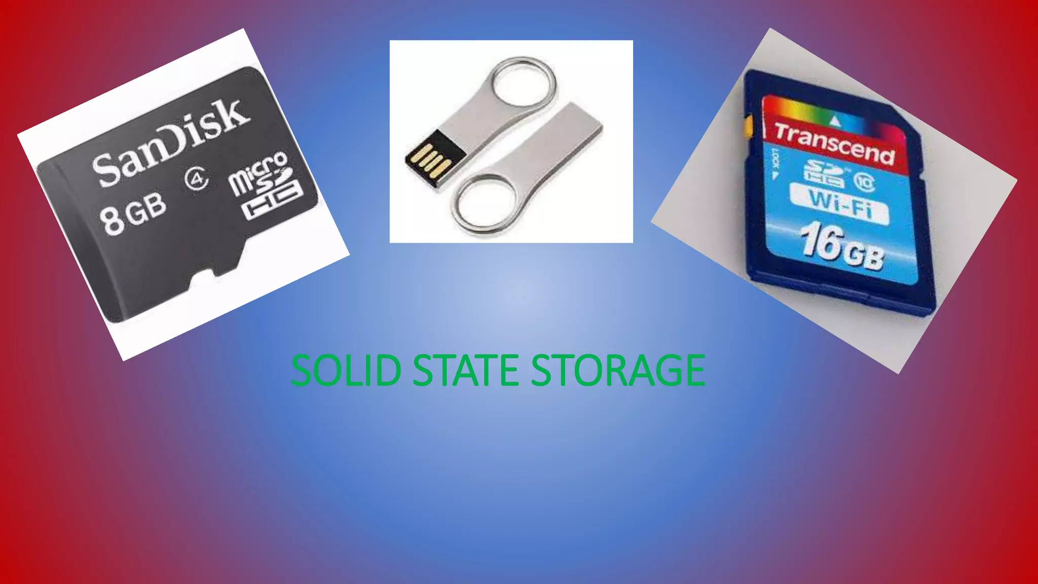 SOLID STATE STORAGE
 