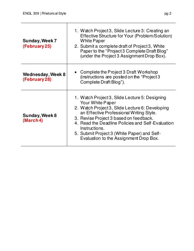 project revisions project revisions