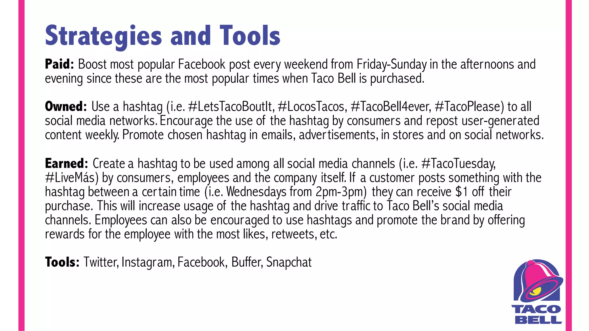 Taco Bell Social Media Strategy