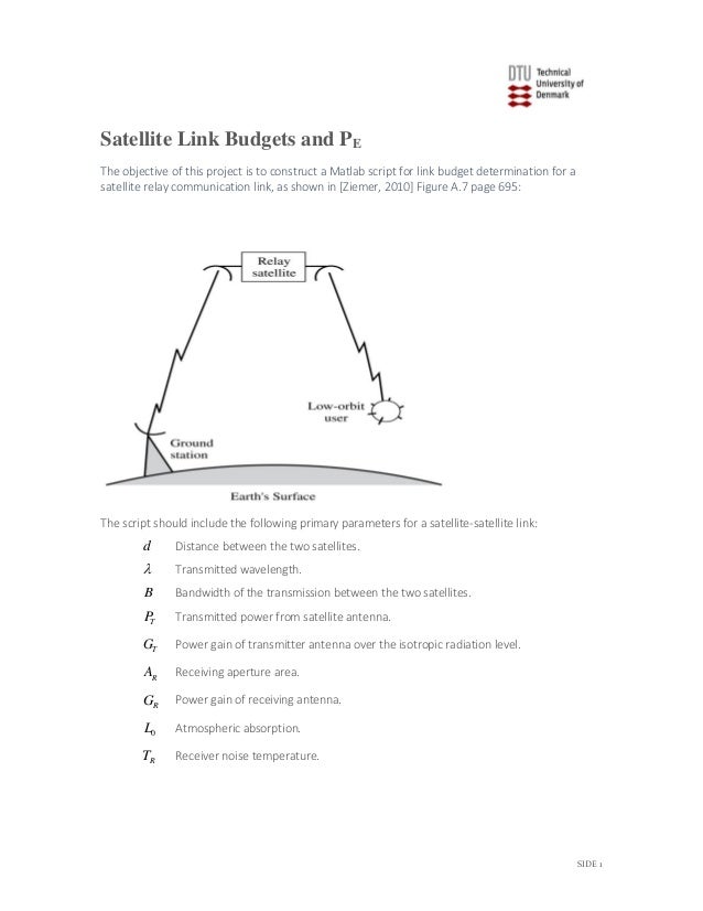 Satellite Link Budgets