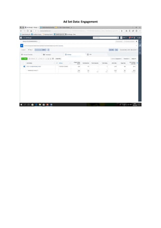 Ad Set Data: Engagement
 