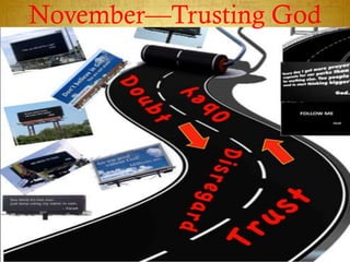 November—Trusting God
 