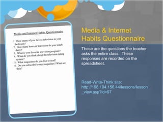 NETS cont’dCritical Thinking, Problem Solving, and Decision MakingStudents use critical thinking skills to plan and conduct research, manage projects, solve problems, and make informed decisions using appropriate digital tools and resources.  Students plan and manage activities to develop a solution or complete a project.