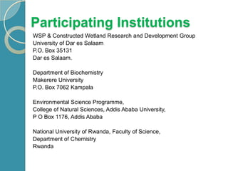 Integrated process for sustainable agro process waste treatment and climate change mitigation in eastern Africa