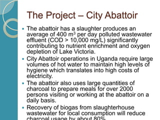 Integrated process for sustainable agro process waste treatment and climate change mitigation in eastern Africa
