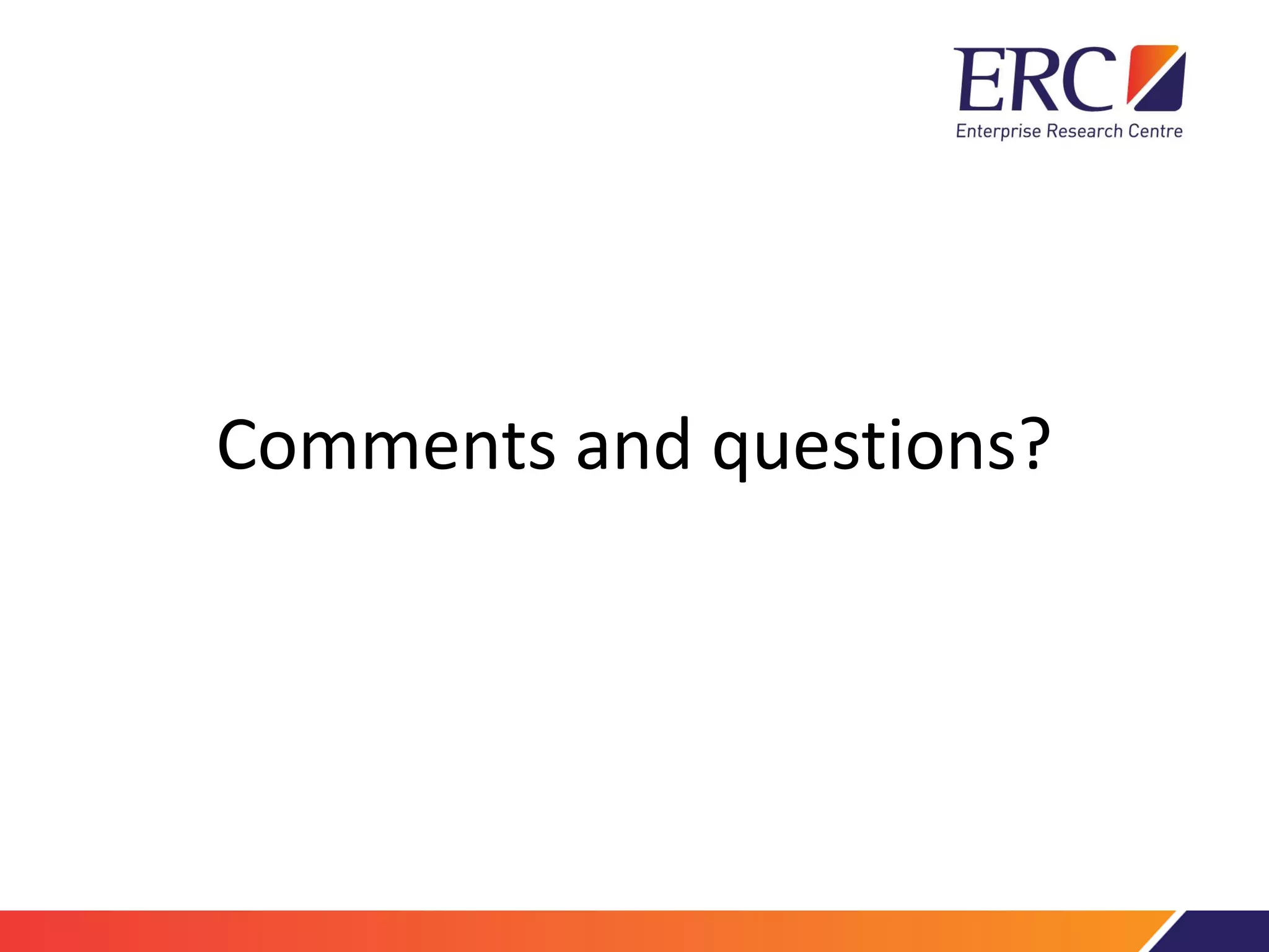 Comments and questions?
 