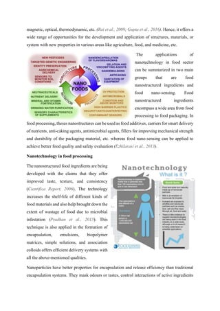 Implementation of nanotechnology in development of functional foods ...