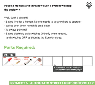 Project 6: Automatic Street Light Controller | PDF