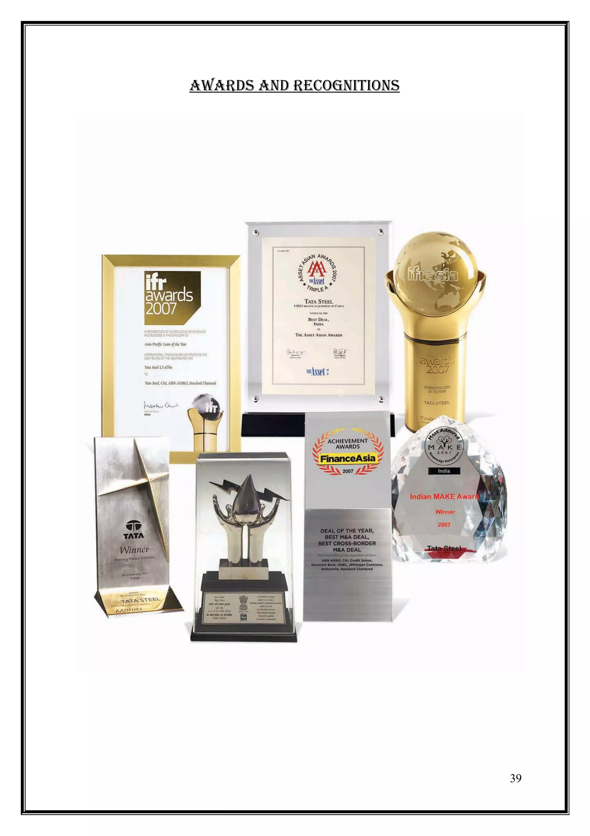 aWarDS anD reCoGnitionS




                          39
 