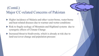 Project about climate change in Pakistan | PPTX