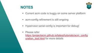 Project ACRN configuration scenarios and config tool | PDF