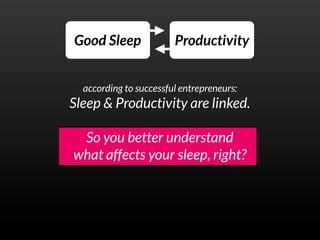 How sleep & productivity are linked: "Wake up early is the new Work all night." by @boardofinno