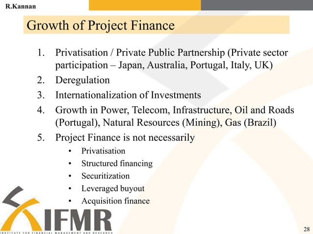 Project and Infrastructure Finance slides Module1_Ver3.ppt