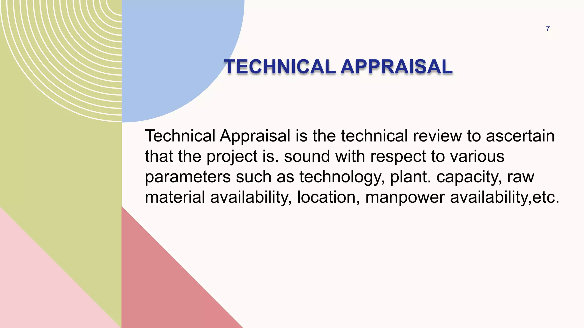 Project appraisal 1 pptx
