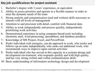 Project assistant | PPTX