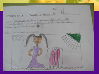 Characteristics of the modelSo I promoted a positive view of what they were creating.And we, as a group including the architect, were so proud of the final product.ROLES:The professional worker and teacher’s roles were answering and guiding their work, but not refusing ideas. Students: they were organised like in a job, we had: plan workers, painters, plasticine TM modellers,  designers, etc.