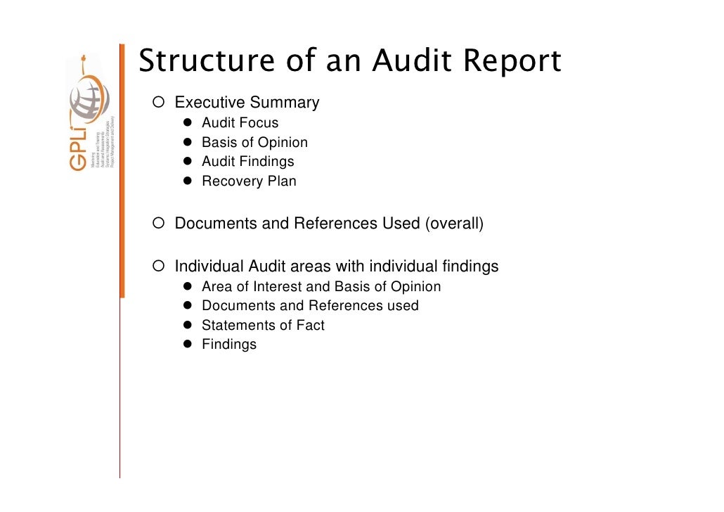 Internal auditors report to who