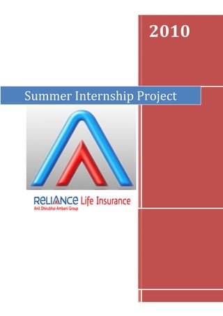 2010


Summer Internship Project
 
