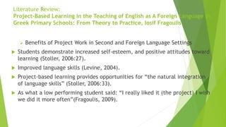 Project based education | PPTX