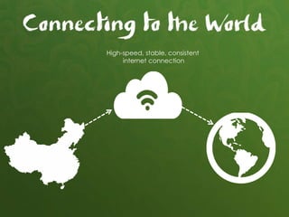 High-speed, stable, consistent
internet connection
 