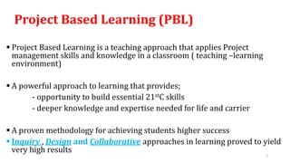 Project based leaning a toolkit for teachers | PDF